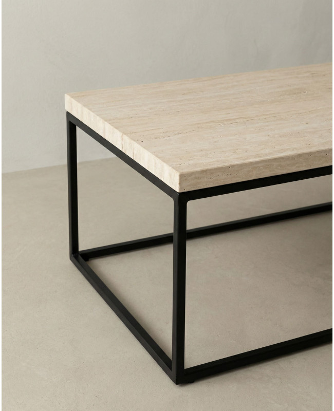 Mesa de centro rectangular BRENX detalle
