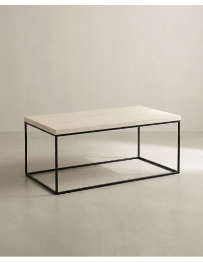 Mesa de centro rectangular BRENX lateral