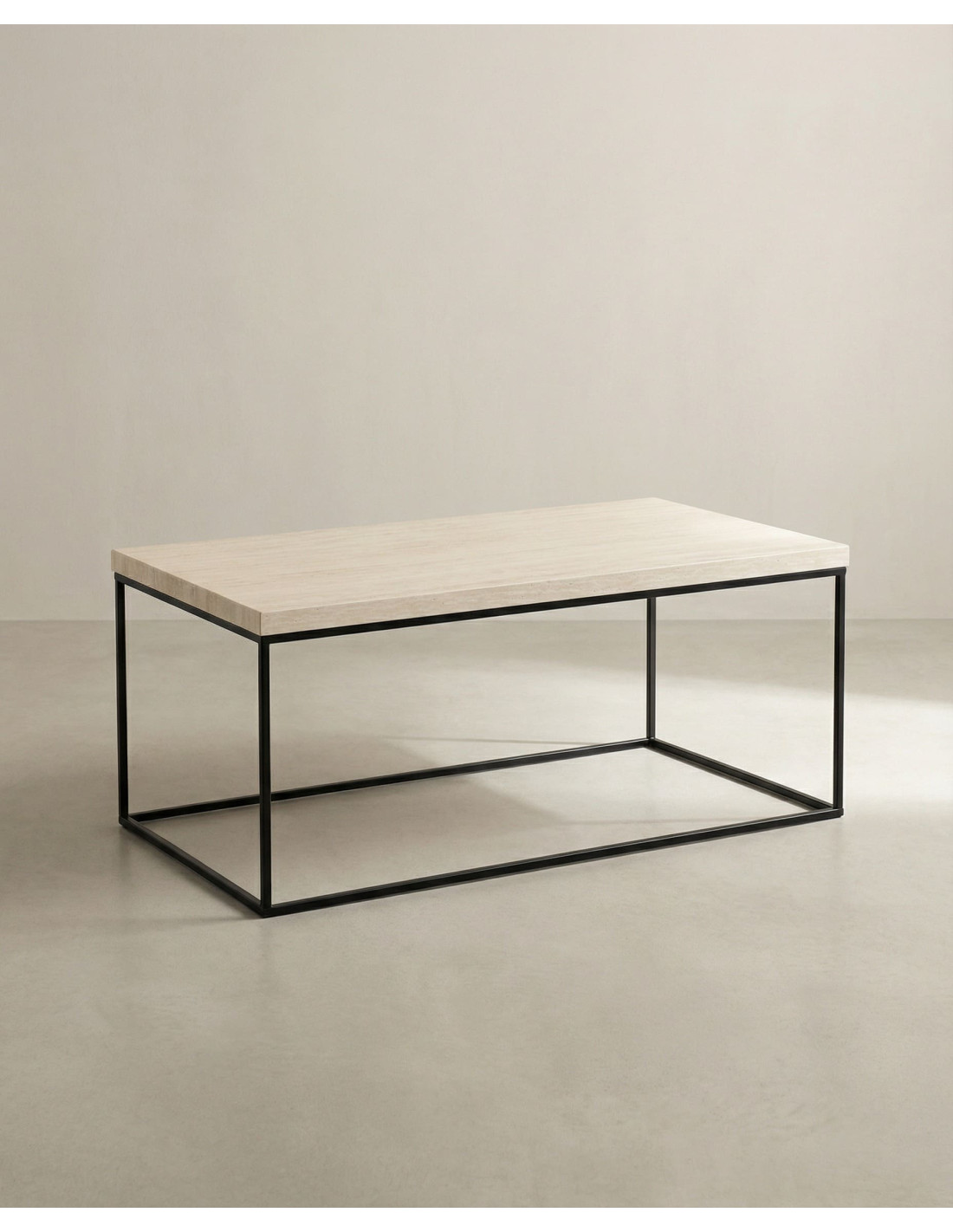 Mesa de centro rectangular BRENX lateral