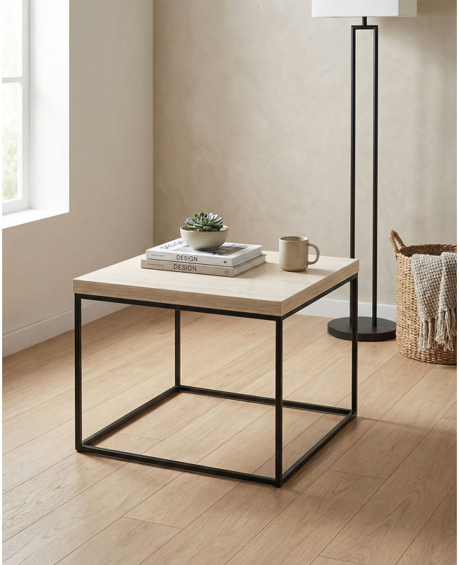 Mesa de centro cuadrada BRENX ambiente