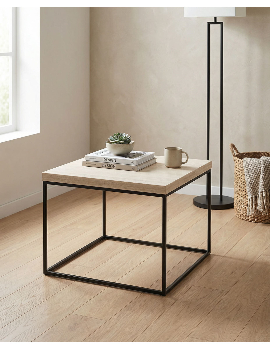 Mesa de centro cuadrada BRENX ambiente