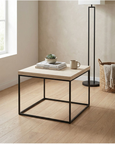 Mesa de centro cuadrada BRENX ambiente