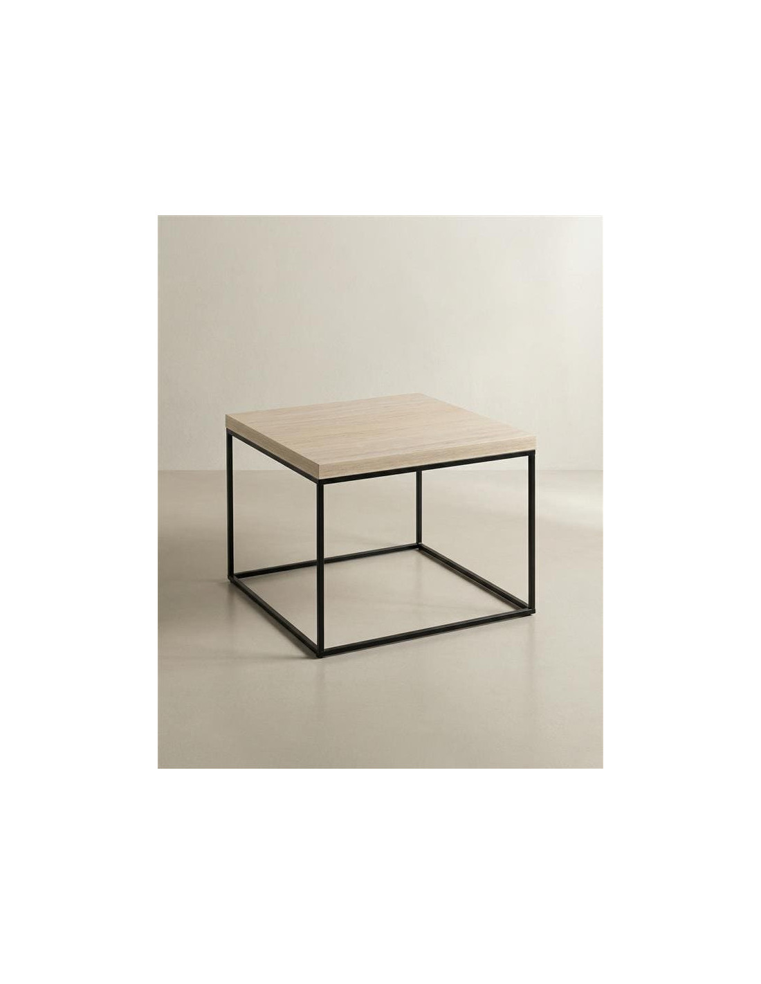 Mesa de centro cuadrada BRENX lateral