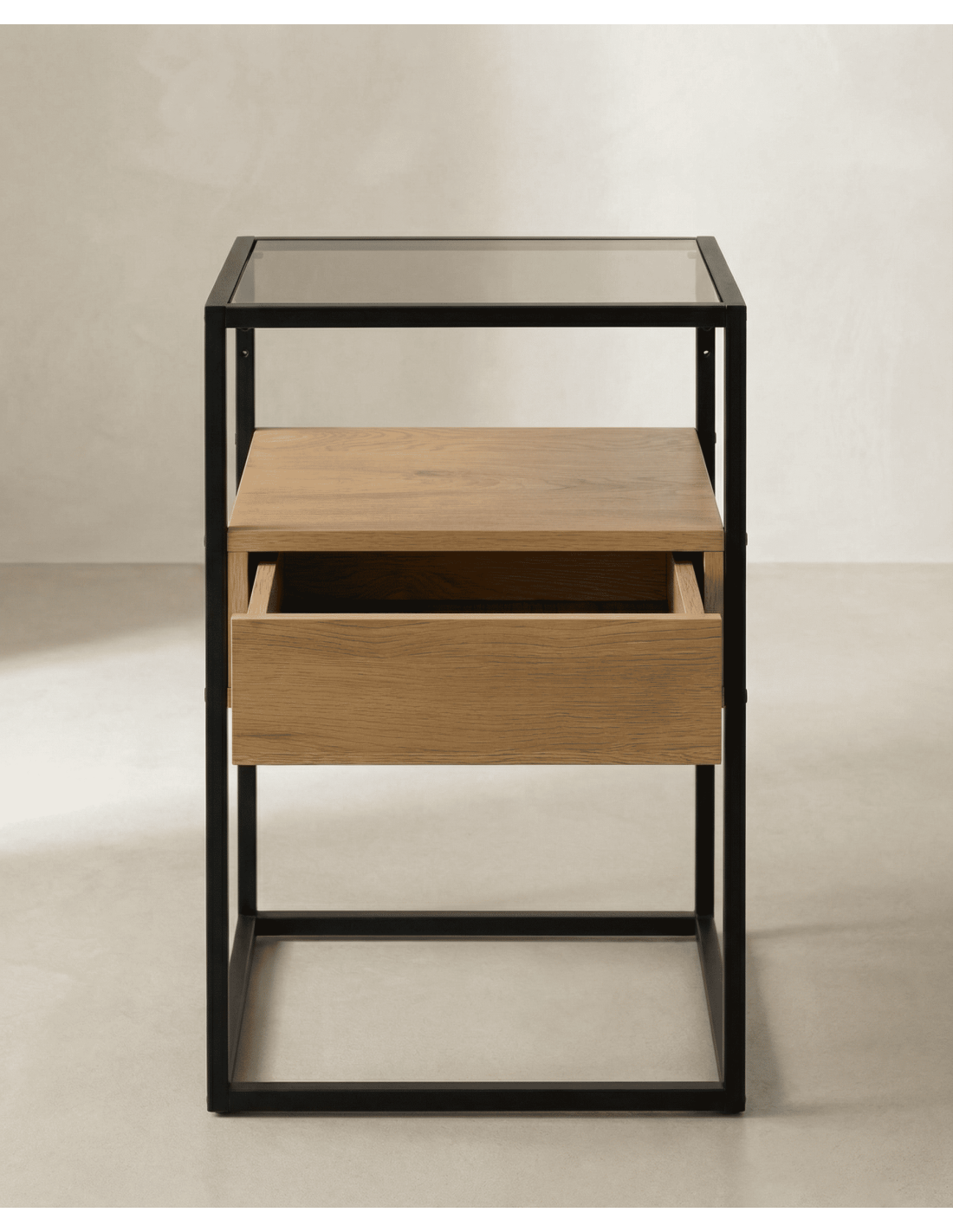 Mesilla cuadrada roble ZELON detalle