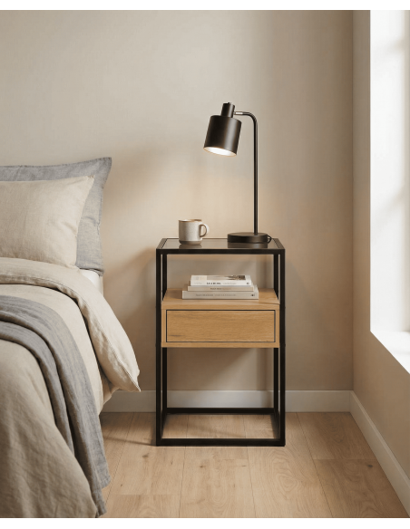 Mesilla cuadrada roble ZELON ambiente