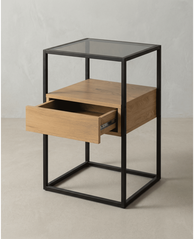 Mesilla cuadrada roble ZELON lateral