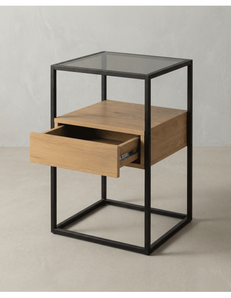 Mesilla cuadrada roble ZELON lateral