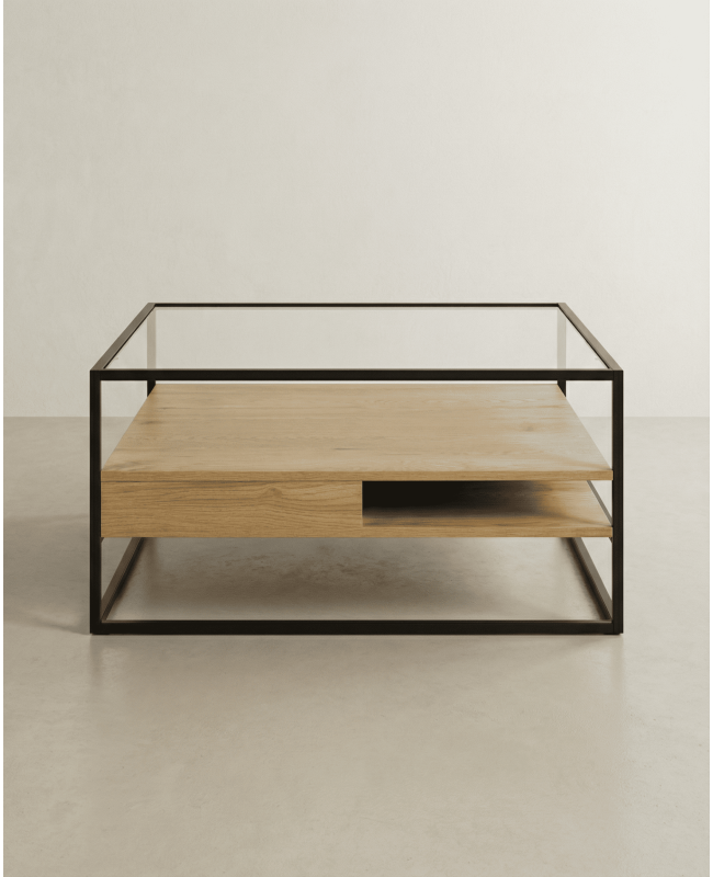 Mesa centro cuadrada ZELON frente