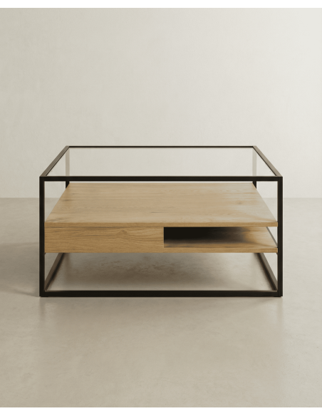 Mesa centro cuadrada ZELON frente