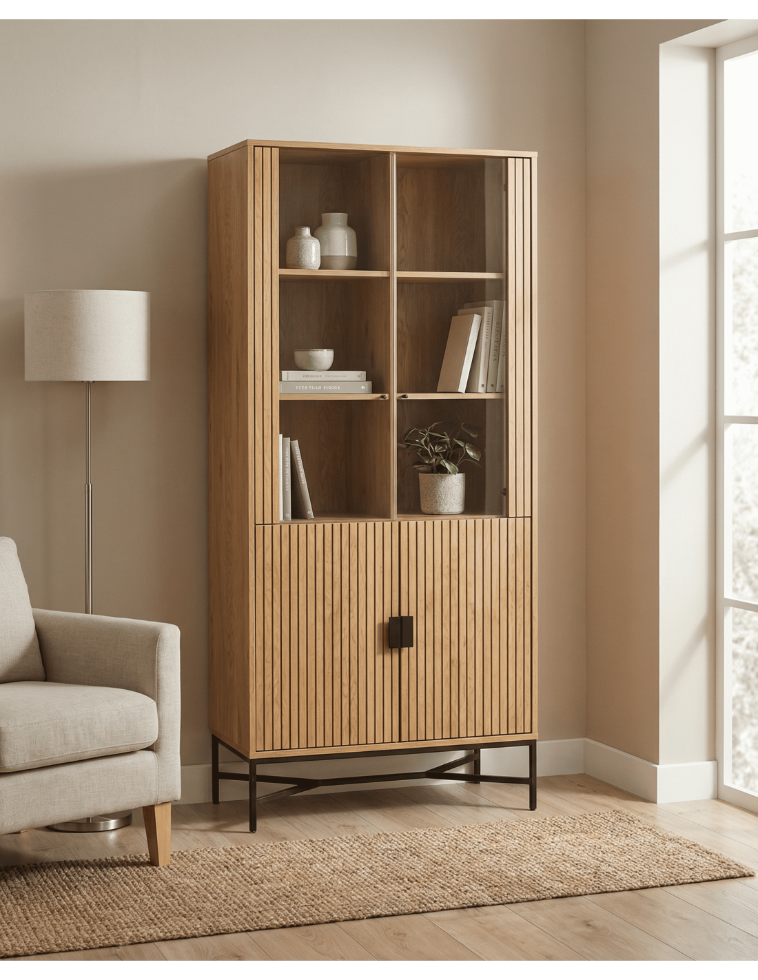 Vitrina 4 puertas MUREX ambiente