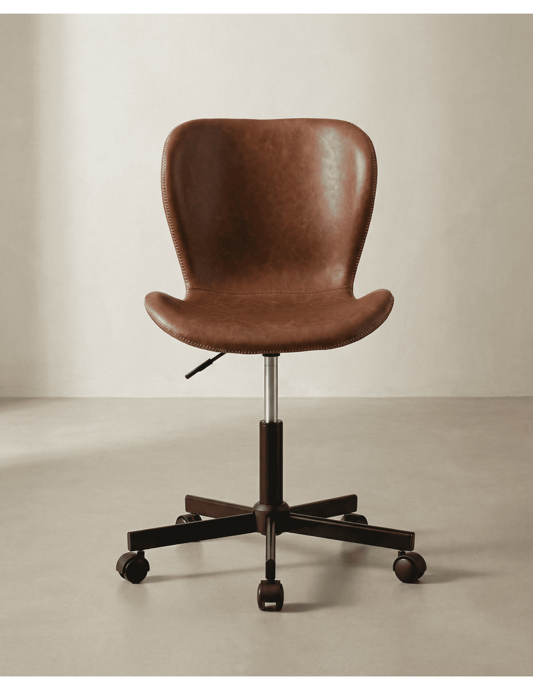 Silla giratoria RAVEX marrón