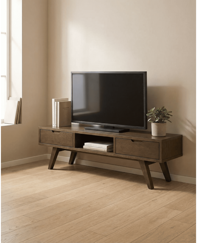 Mesa TV roble KELON ambiente