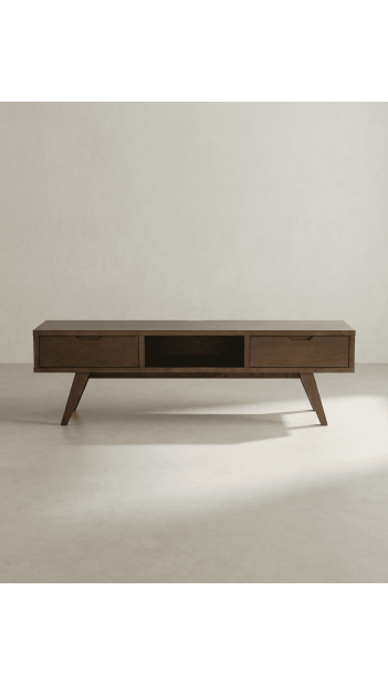 Mesa TV roble KELON frente