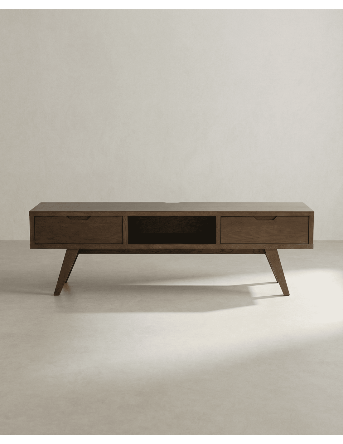 Mesa TV roble KELON frente