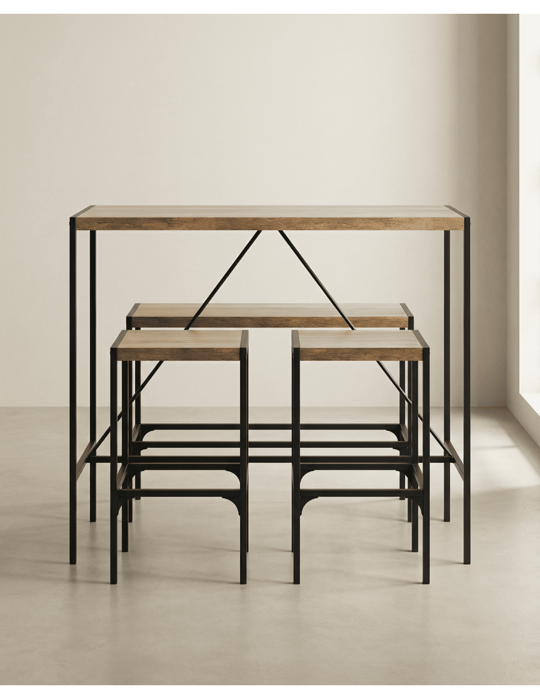 Juego mesa bar NAROX frente