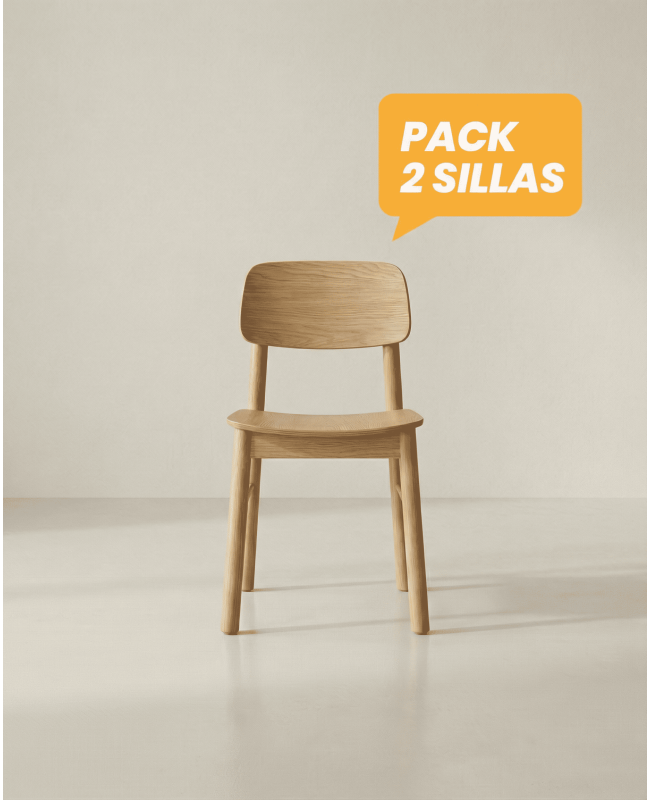 Pack 2 sillas cocina TOLEN frente