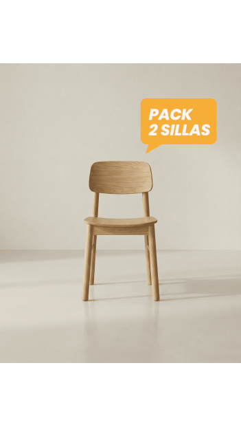 Pack 2 sillas cocina TOLEN frente