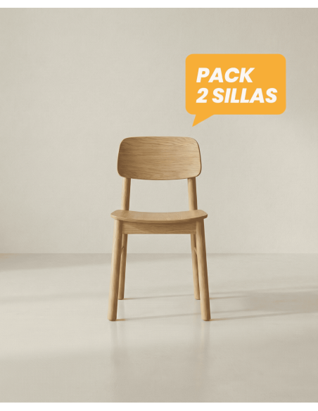Pack 2 sillas cocina TOLEN frente