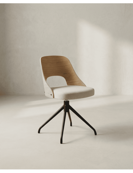 Pack 2 sillas comedor respaldo madera NOREX lateral