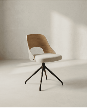 Pack 2 sillas comedor respaldo madera NOREX lateral