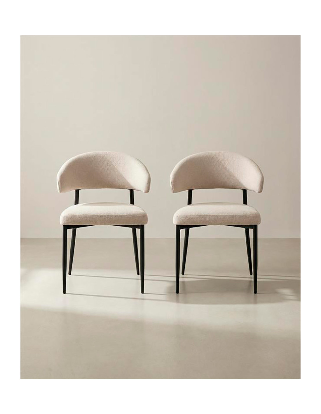 Pack 2 Sillas con respaldo RIALTO beige pack