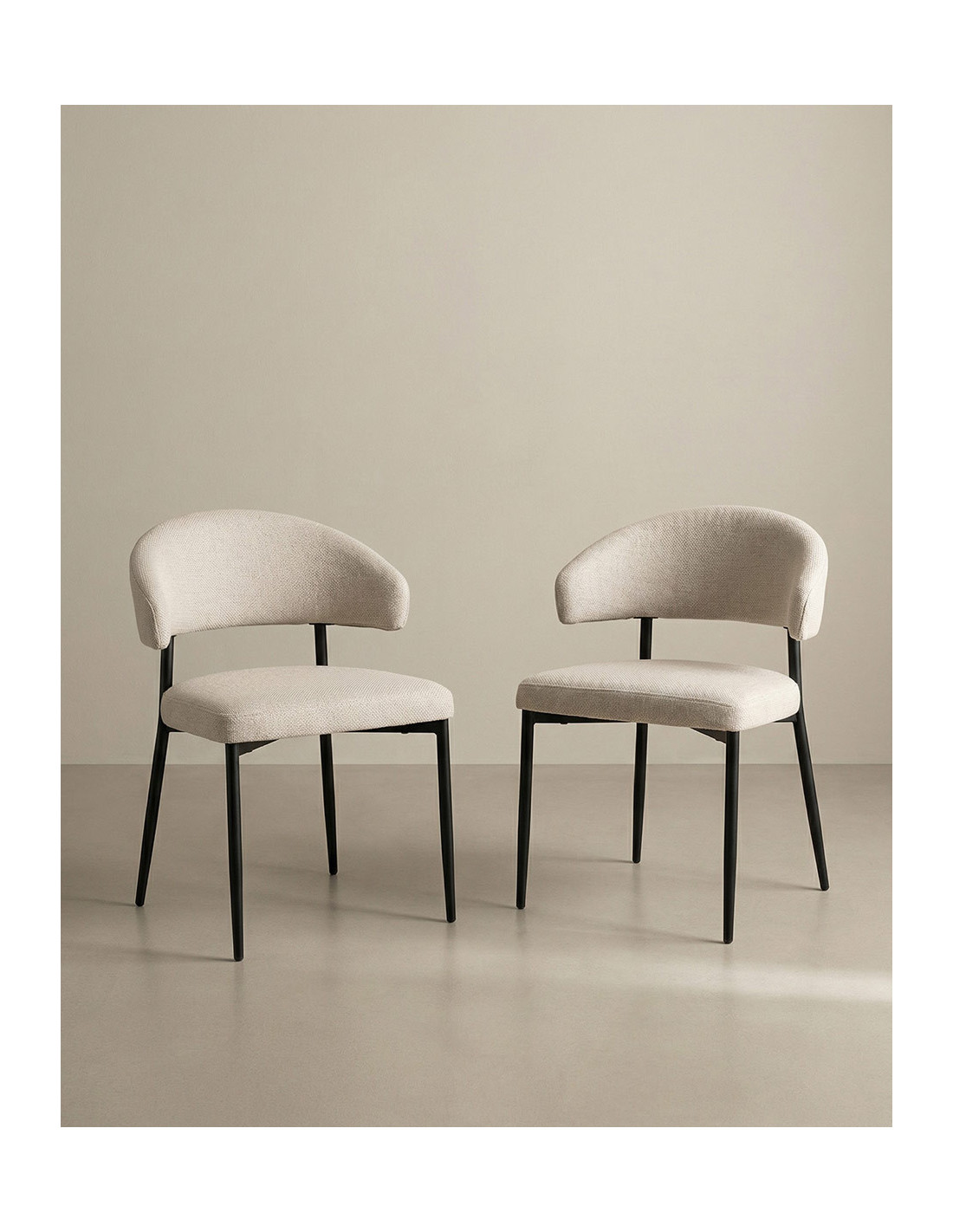 Pack 2 Sillas con respaldo RIALTO beige ambiente