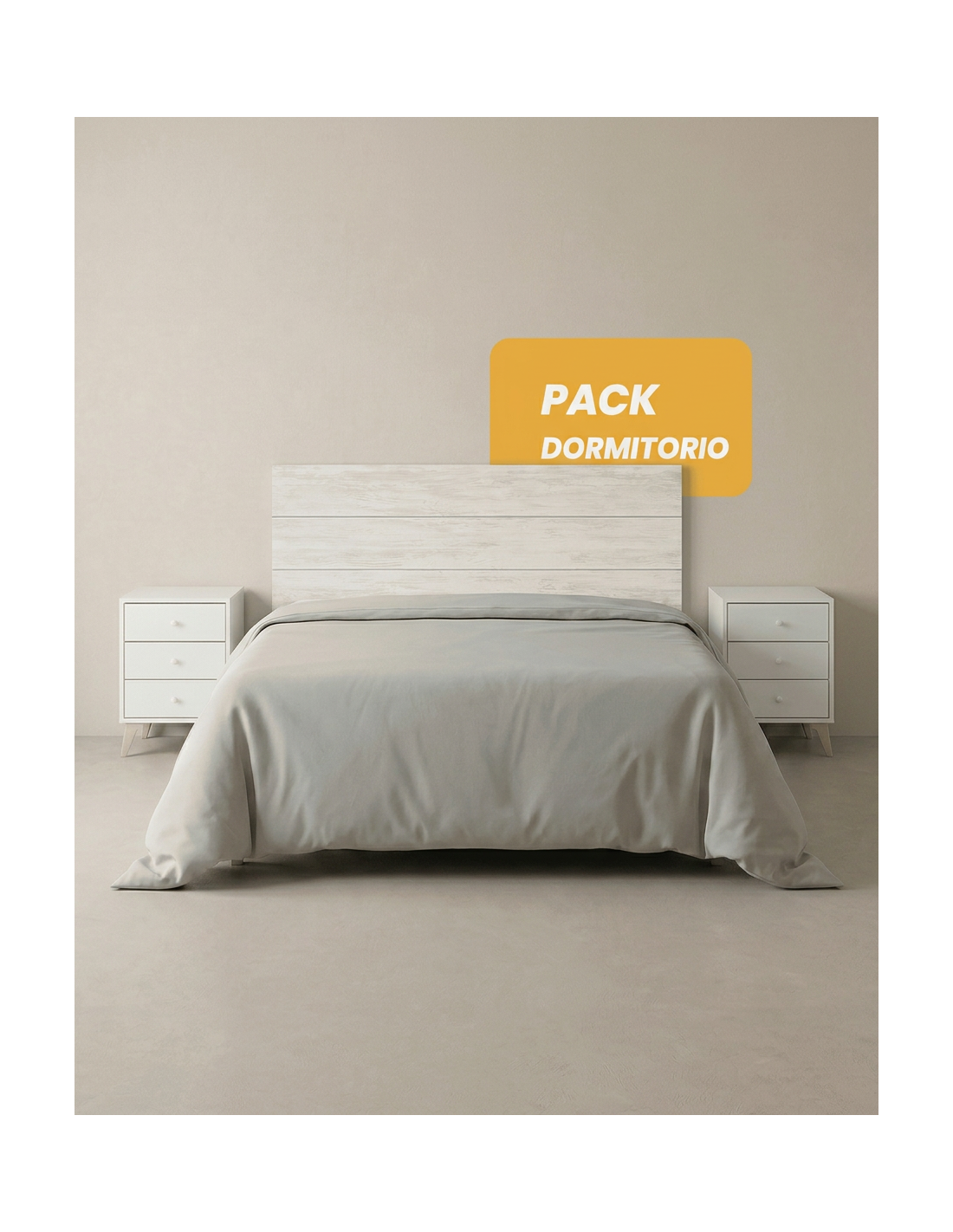 Dormitorio matrimonio BIRA barato | Envío rápido y financiación