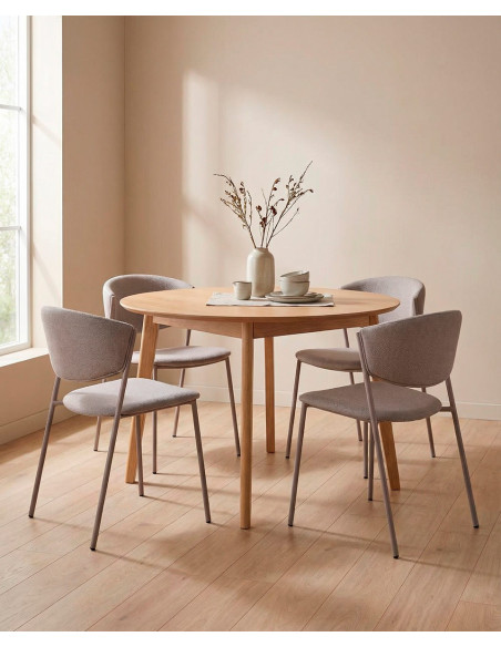 Silla comedor barata tapizada MILA | Envío rápido y financiación