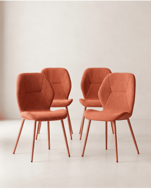 Pack sillas comedor tapizadas LUREN baratas | Envío rápido y financiación