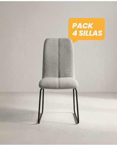 Pack 4 sillas de comedor SURI frente