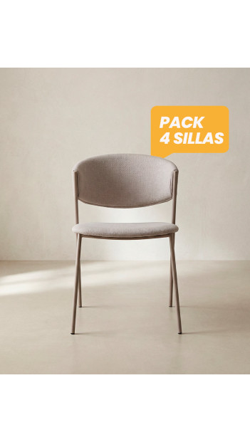 Silla comedor barata tapizada MILA | Envío rápido y financiación