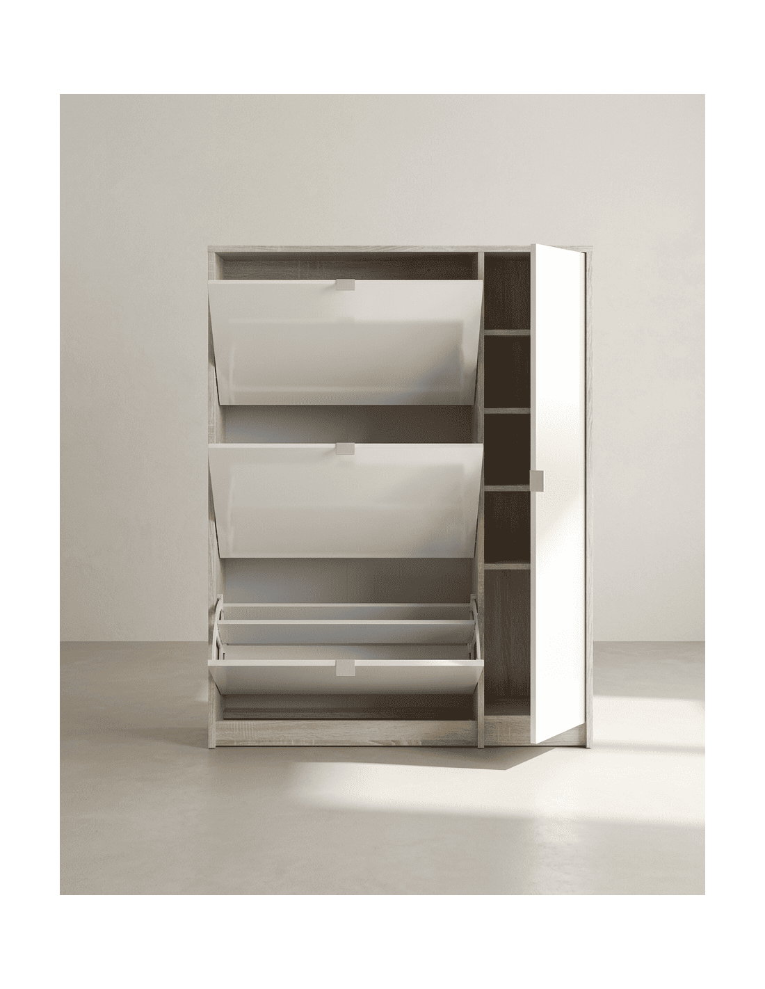 Zapatero 3 puertas + vertical TRACK detalle