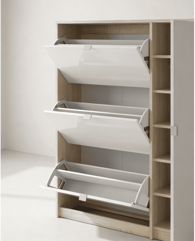 Zapatero 3 puertas + vertical TRACK detalle espacio