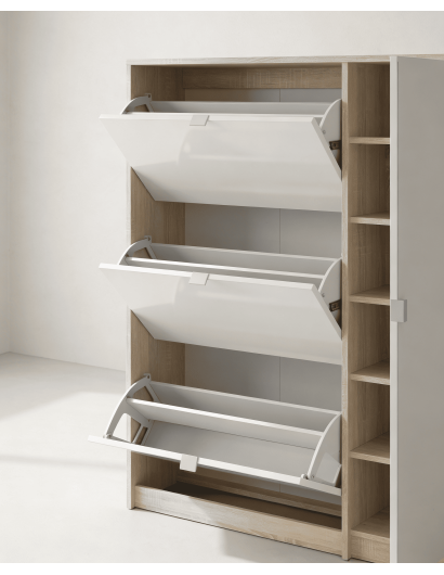 Zapatero 3 puertas + vertical TRACK detalle espacio