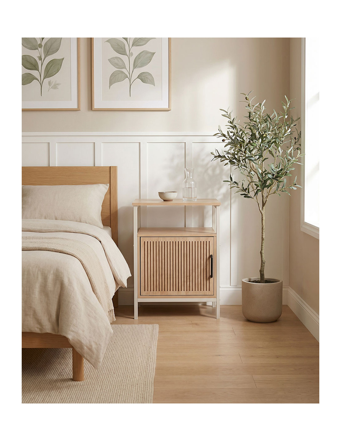 Mesita metal puerta LOOP-ambiente