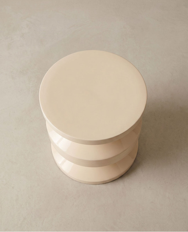 Mesa auxiliar KOSI-alzado amarillo