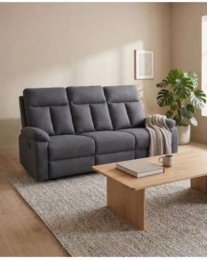 Sofá 3 plazas relax manual HOME-ambiente