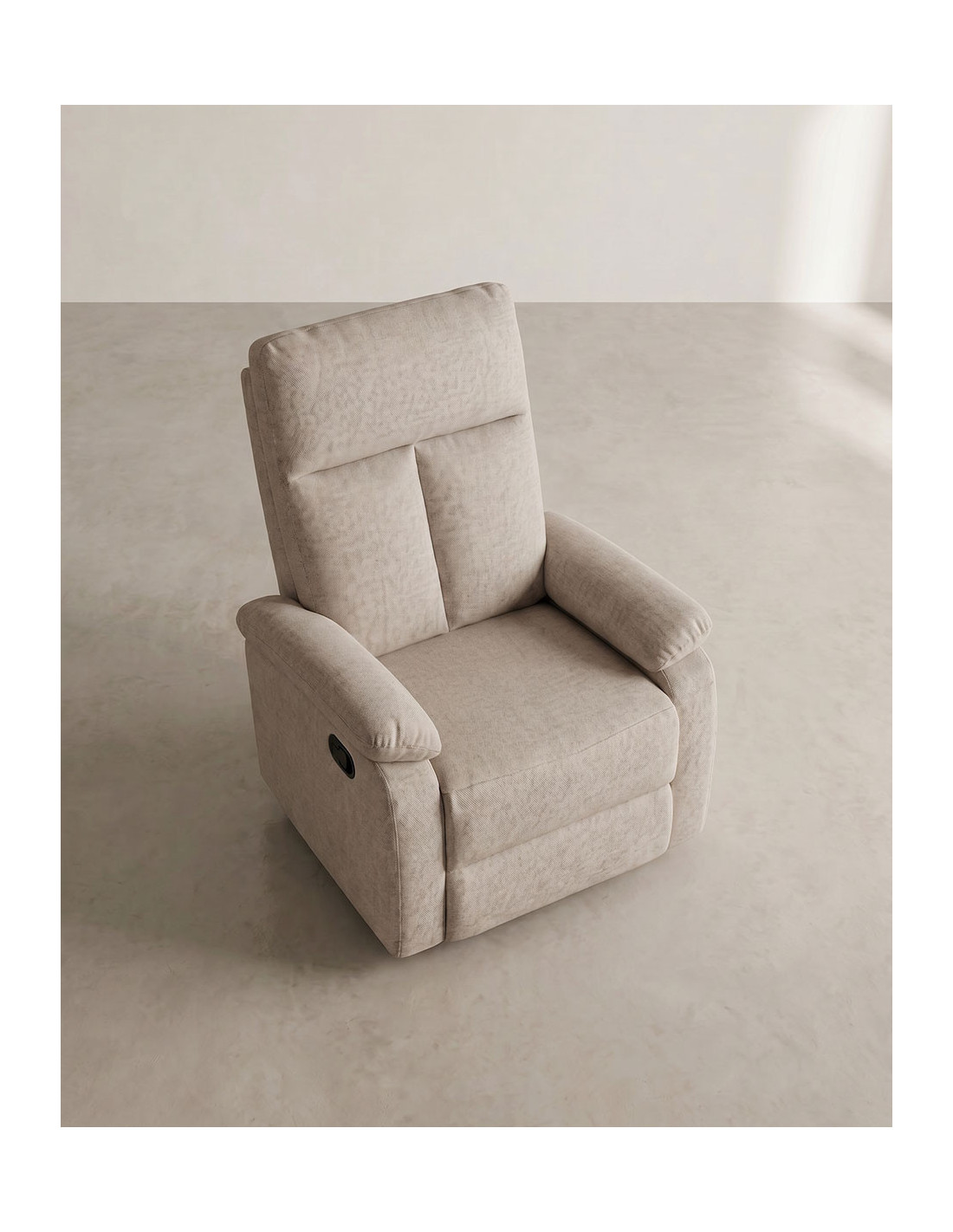 Sillón relax manual TEMPO-lado