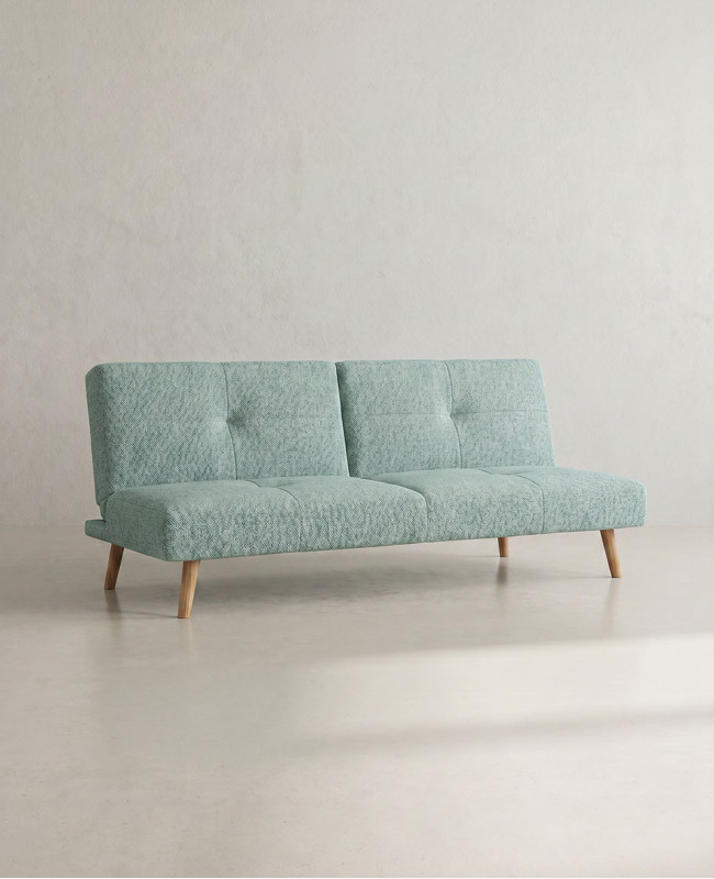 Sofá cama clic-clac NITRO-verde lado