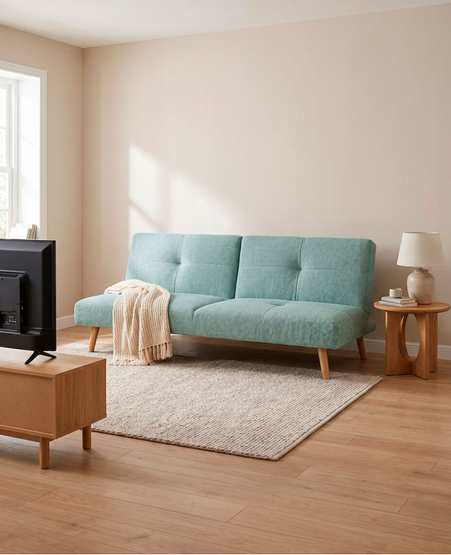 Sofá cama clic-clac NITRO-verde ambiente