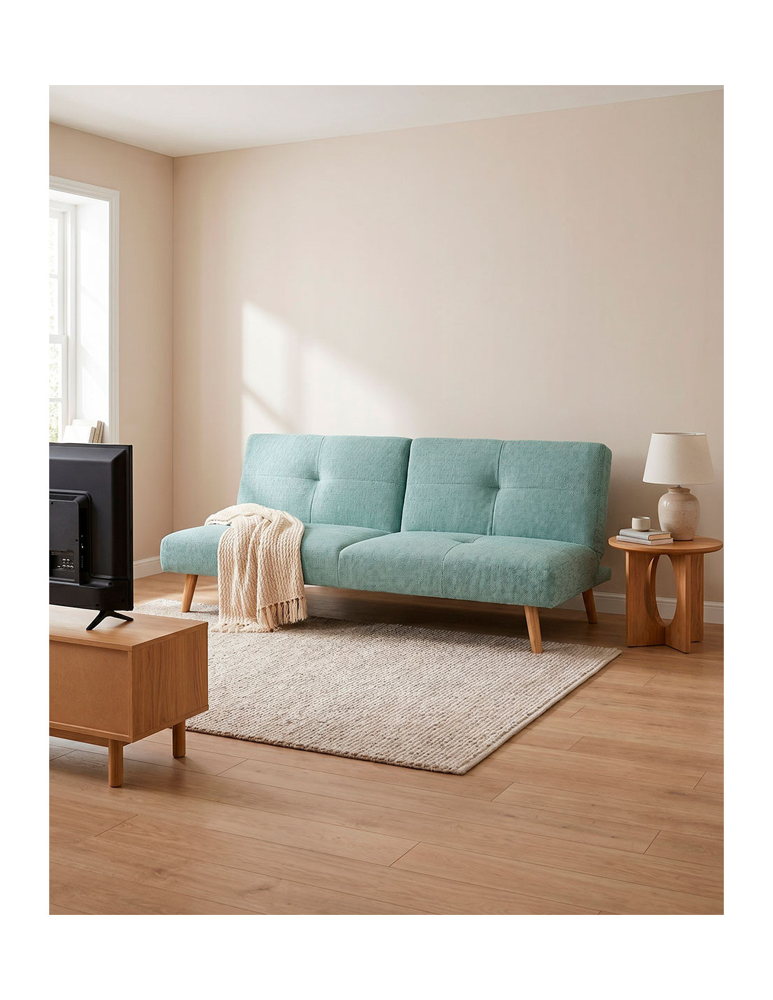 Sofá cama clic-clac NITRO-verde ambiente