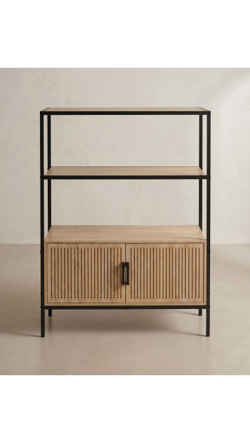 Mueble estantería  con puertas DUNA-frente