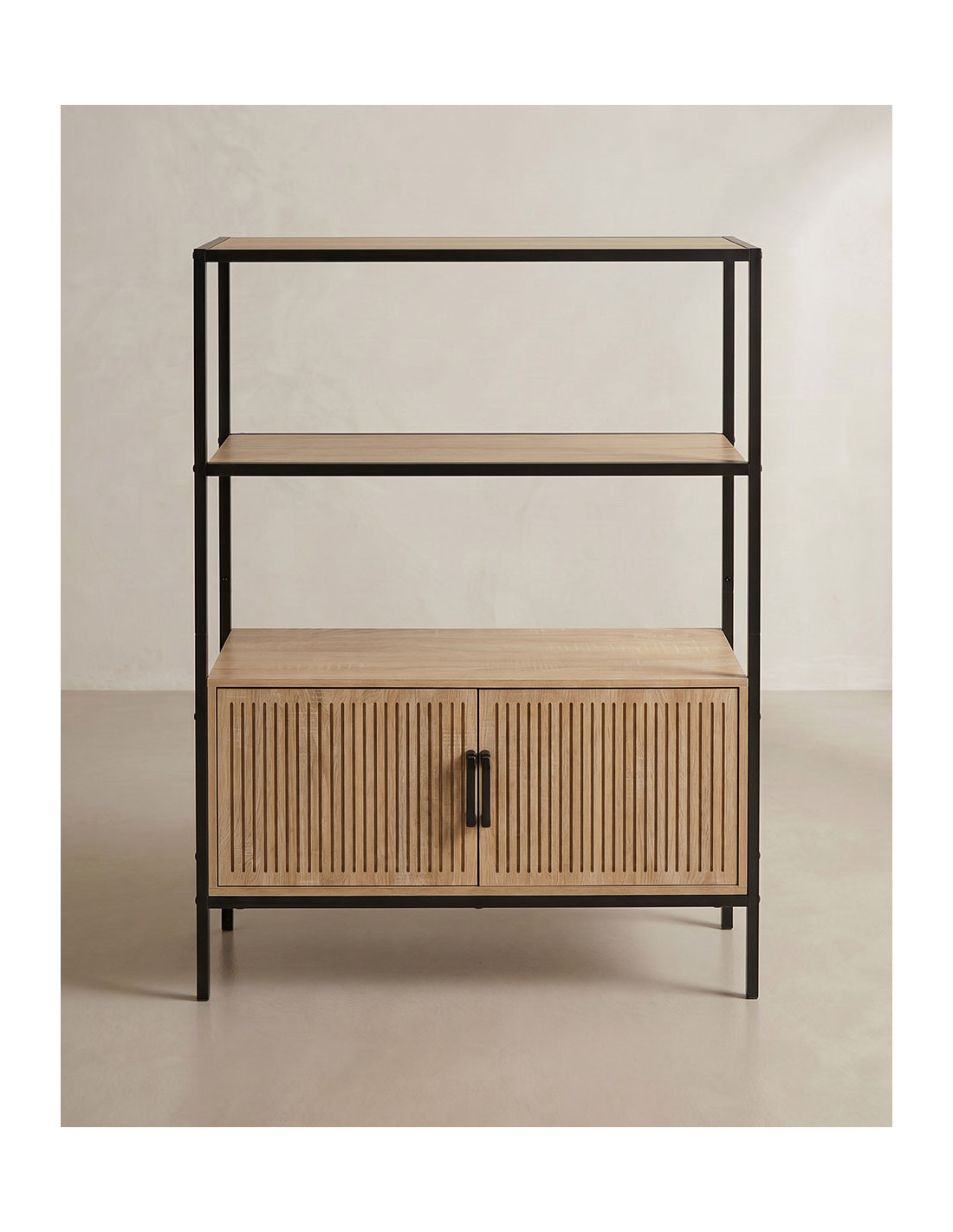 Mueble estantería  con puertas DUNA-frente