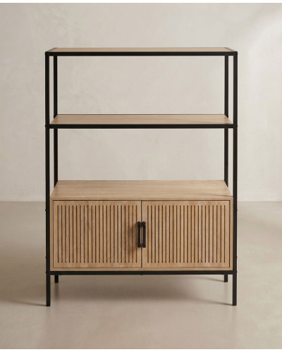 Mueble estantería  con puertas DUNA-frente