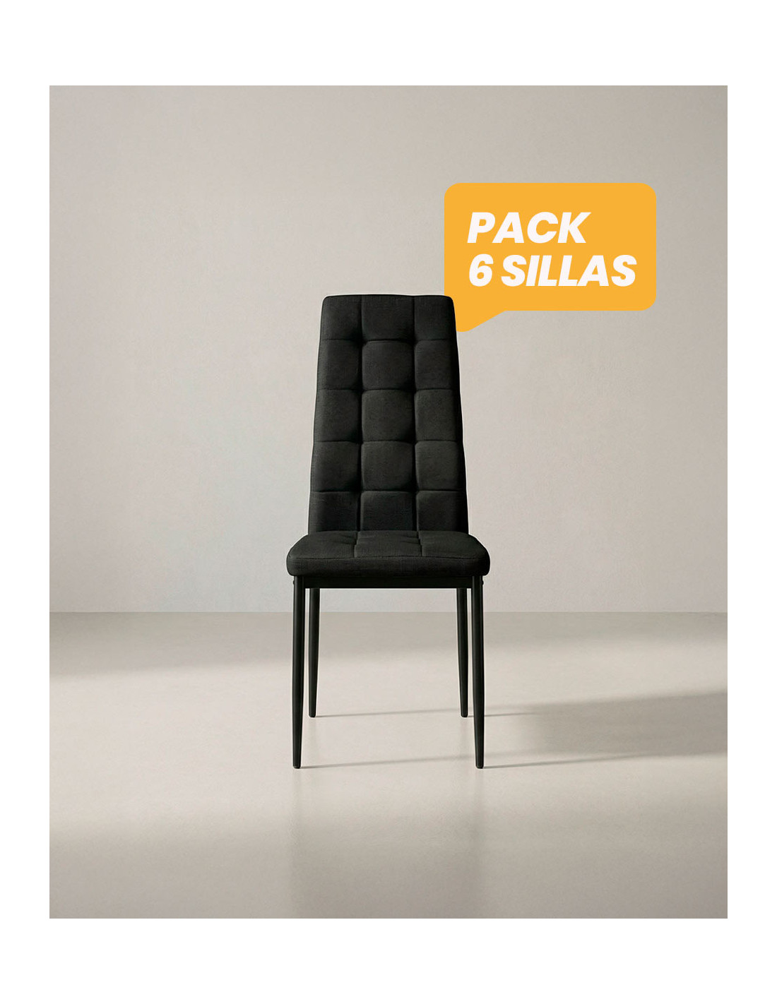 Pack 6 sillas comedor RINA frente