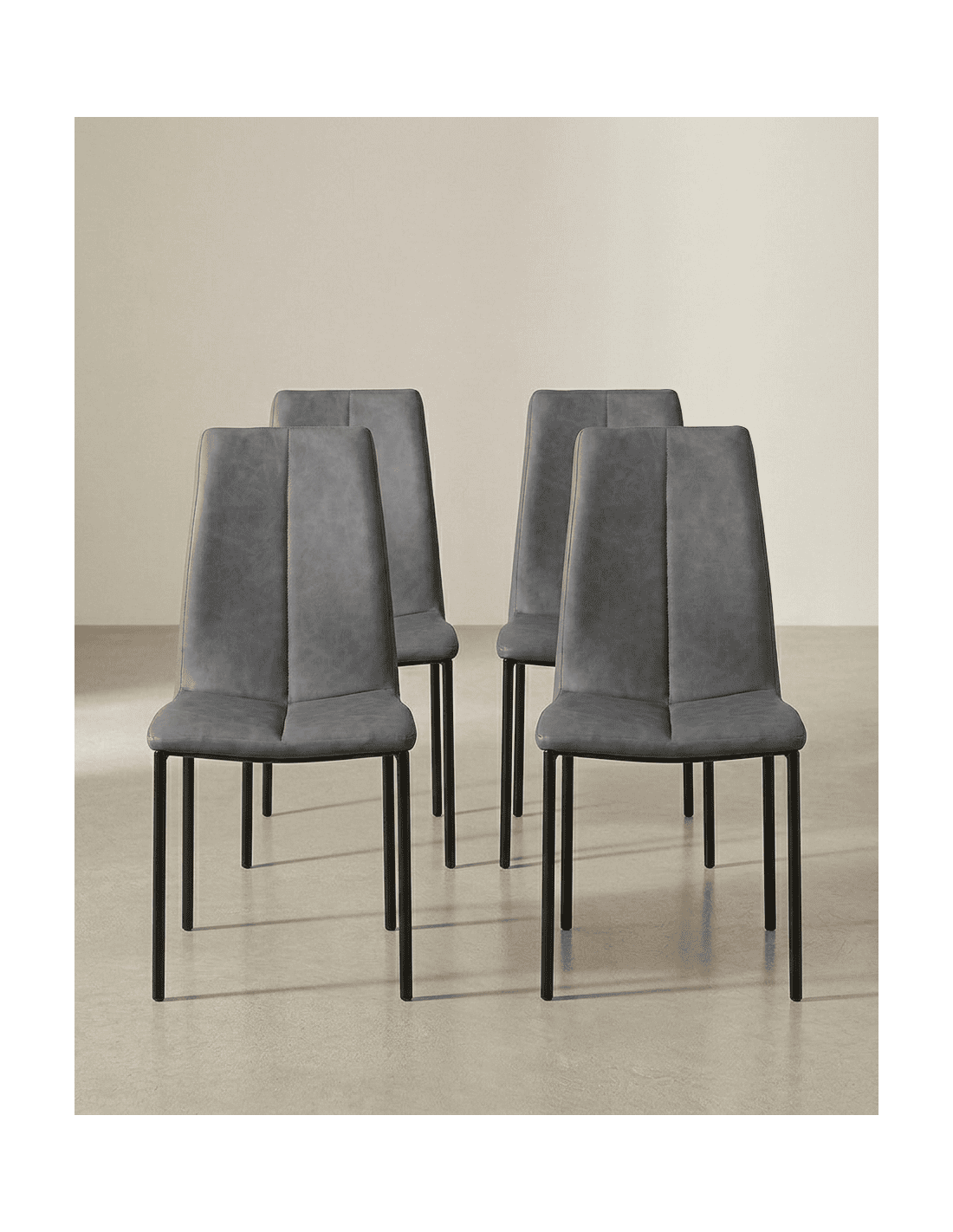 Pack 4 sillas de comedor LENO conjunto