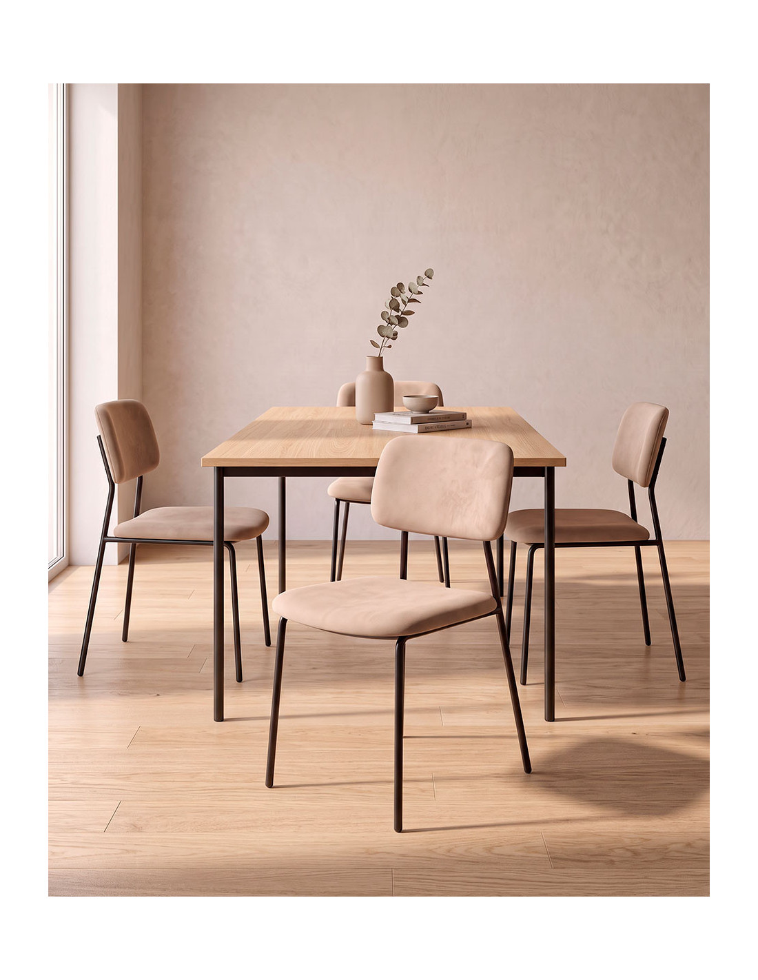 Compra Pack de 4 sillas de comedor CLASSIC barato | Envío rápido y financiación