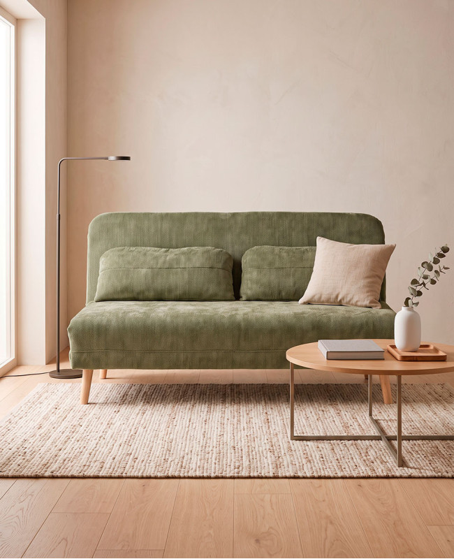 Sillón cama 140 TREND vista decorada