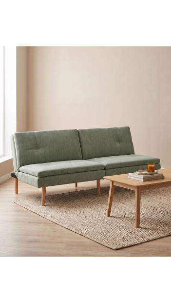 Compra Sofá cama clic-clac FORCE barato con patas metálicas | Envío rápido y financiación