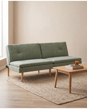 Compra Sofá cama clic-clac FORCE barato con patas metálicas | Envío rápido y financiación